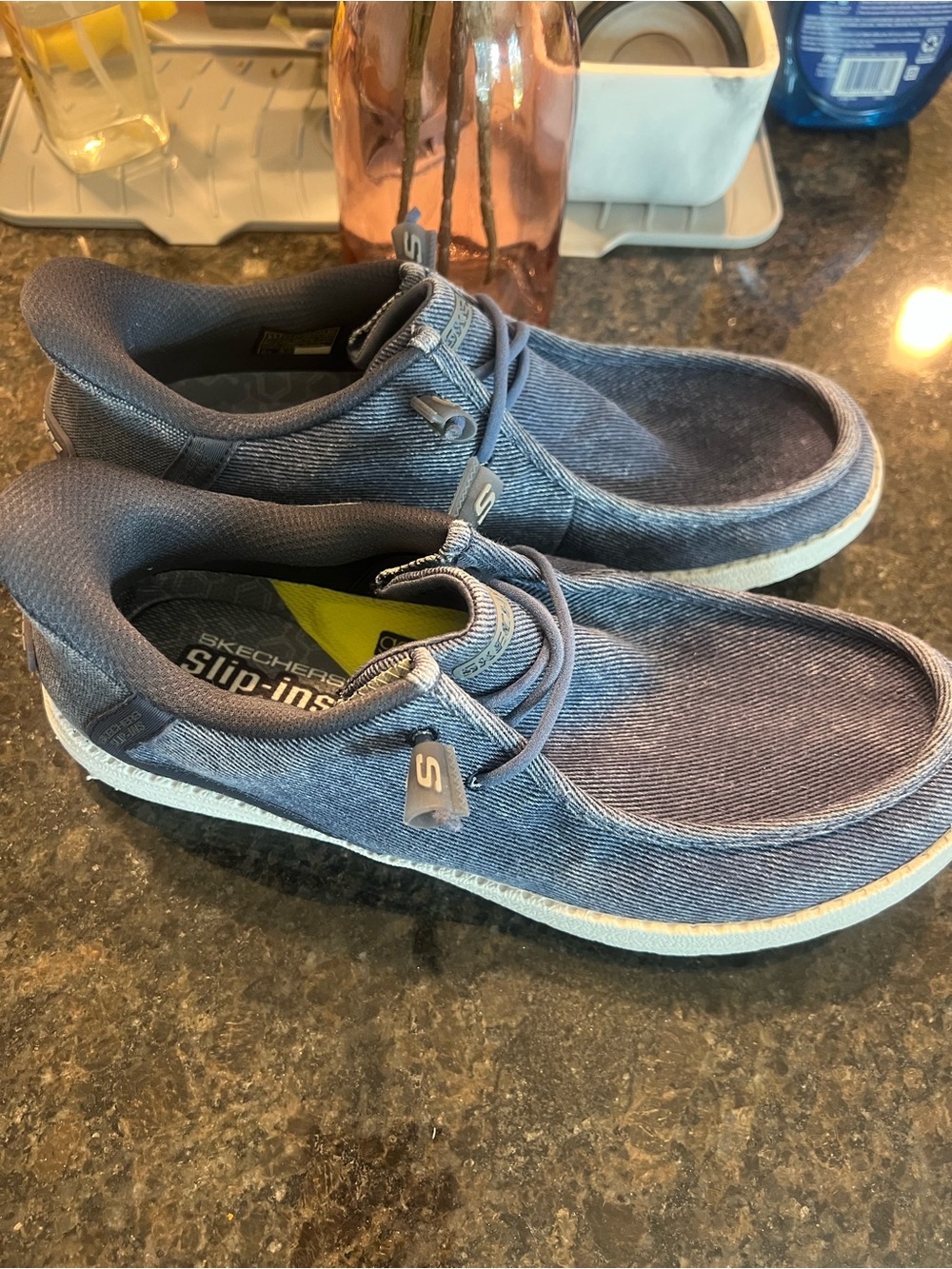 Skechers Navy Blue Men’s Casual Slip-On Loafers